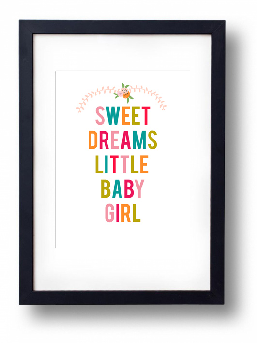 Sweet Dreams Sign- Inspirational Quote- 