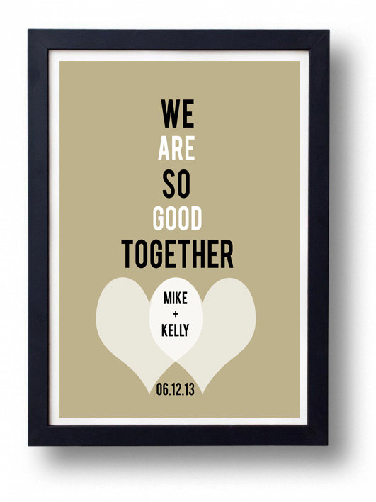 Kitchen Art, Kitchen Decor, Anniversary Gift For Husband, Wifewe Are