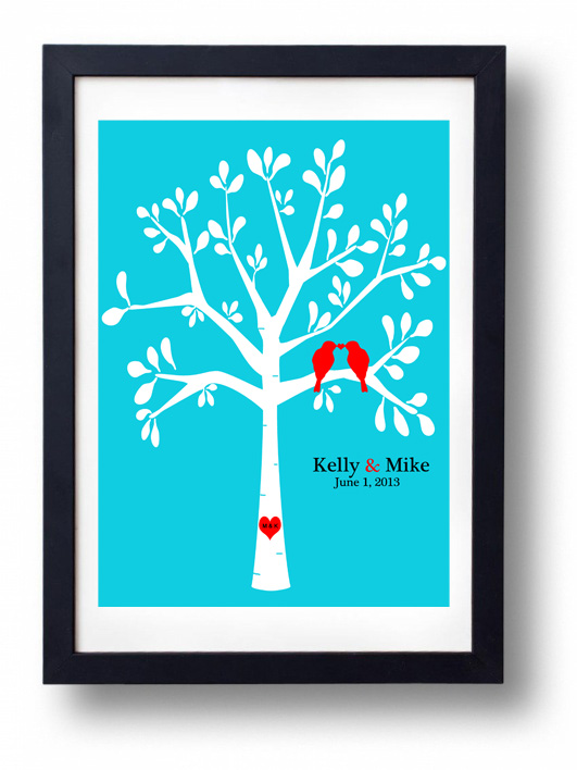 Silhouette Tree Art-wedding Sign on Luulla